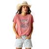 Ariat Womens Souvenir Short Sleeve Tee - Garnet Heather