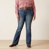 Ariat Womens CHOPPED ELLA Perfect Rise Boot Cut Jeans - Colour: Toronto