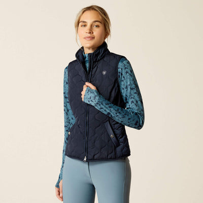 ARIAT Womens ASHLEY 2.0 INSULATED VEST in NAVY ECLIPSE