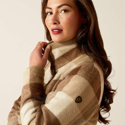 ARIAT Womens MARLAND JACKET in CAMEL BUFFALO PLAID