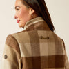 ARIAT Womens MARLAND JACKET in CAMEL BUFFALO PLAID