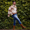 ARIAT Womens MARLAND JACKET in CAMEL BUFFALO PLAID