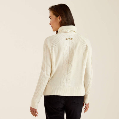 Ariat Womens NOVATO Sweater in Vanilla Ice