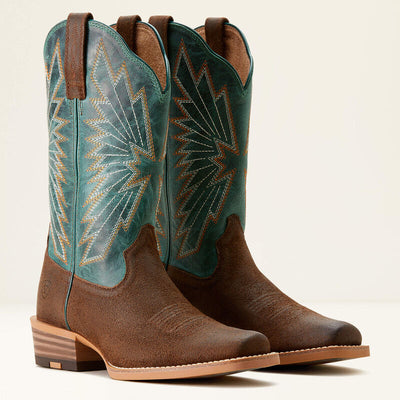 Ariat Womens DECATUR Boots - Aged Smokehouse Racing Green