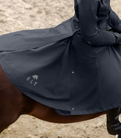 ELT Fehmarn LONG Riding Raincoat - Night Blue