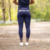 BARE Performance Riding Tights with FULL SEAT silicone grip - Navy & Rose Gold