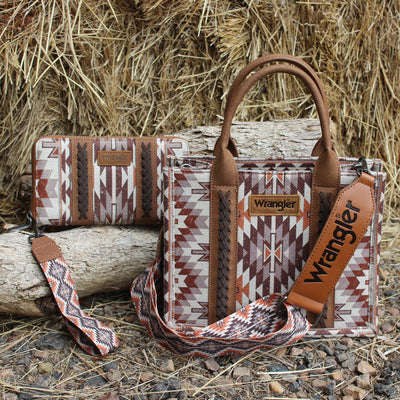 Southwestern PHOENIX Crossbody Bag - TAN