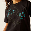 Ariat Womens RIDERS CLUB TEE - BLACK