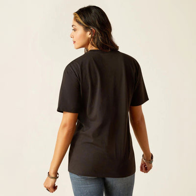 Ariat Womens RIDERS CLUB TEE - BLACK