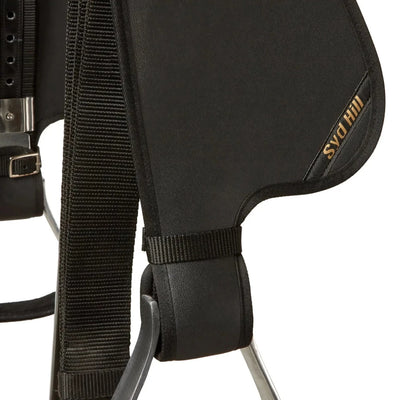 Syd Hill Synthetic Half Breed Saddle - BLACK